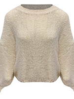 Gebreide trui Jade beige