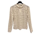 Kanten top Marie beige