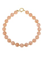 ByShir By Shir ketting statement kralen oud roze