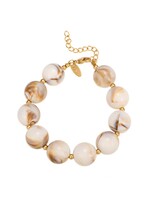 ByShir By Shir kralen armband beige