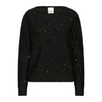 ICHI Ihdamian glitter trui zwart