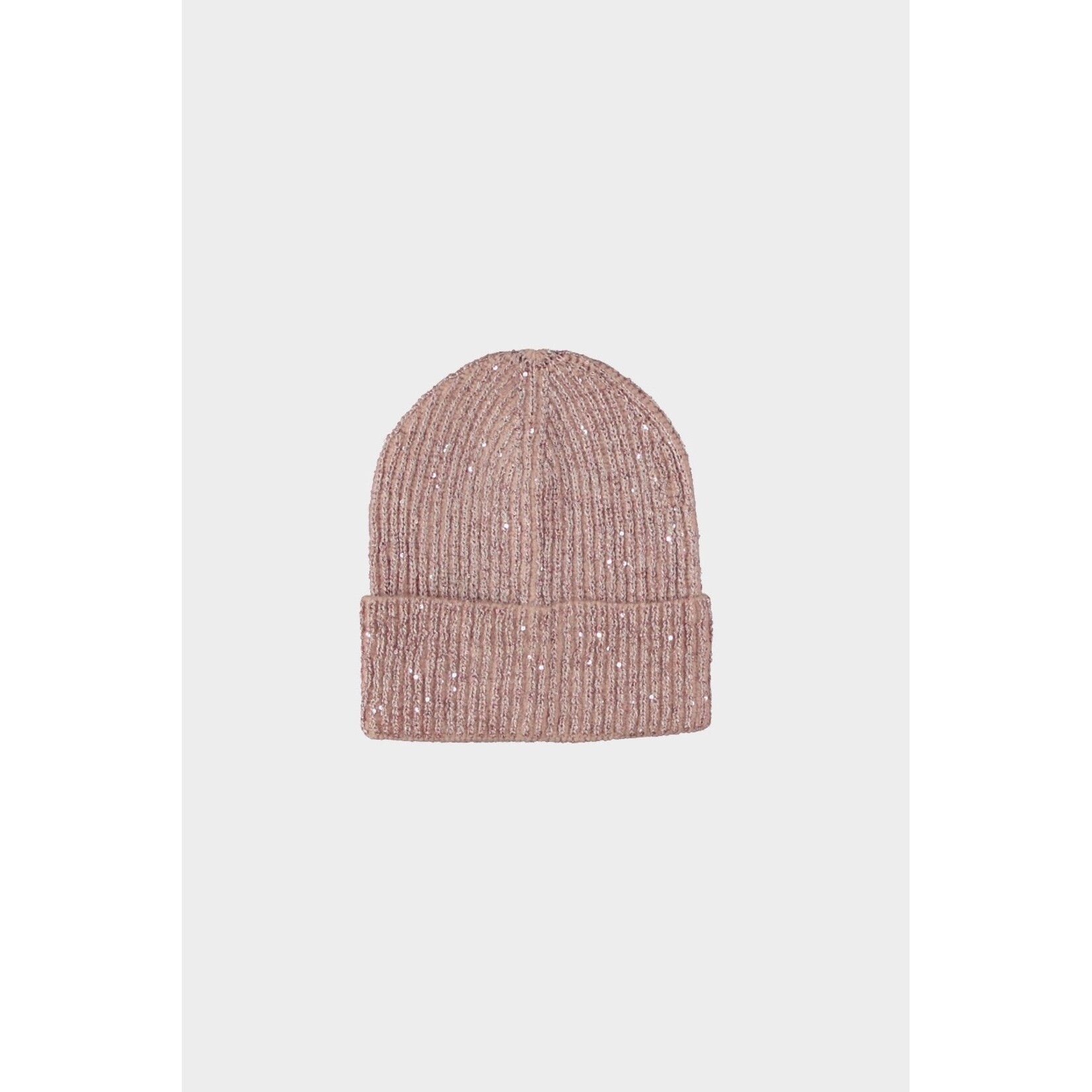 Muts Arianne glitter roze