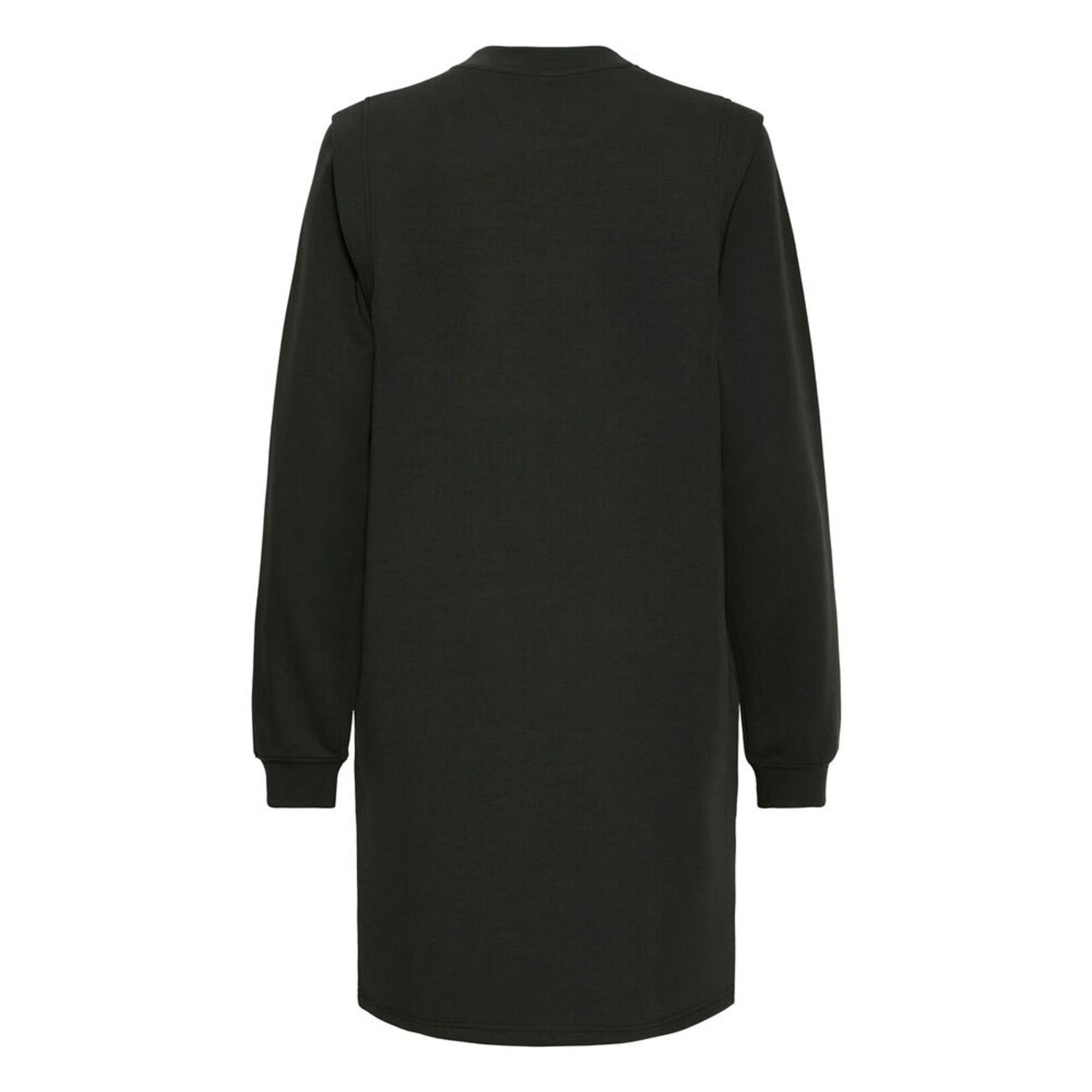 ICHI Ihkelicia sweater jurk zwart