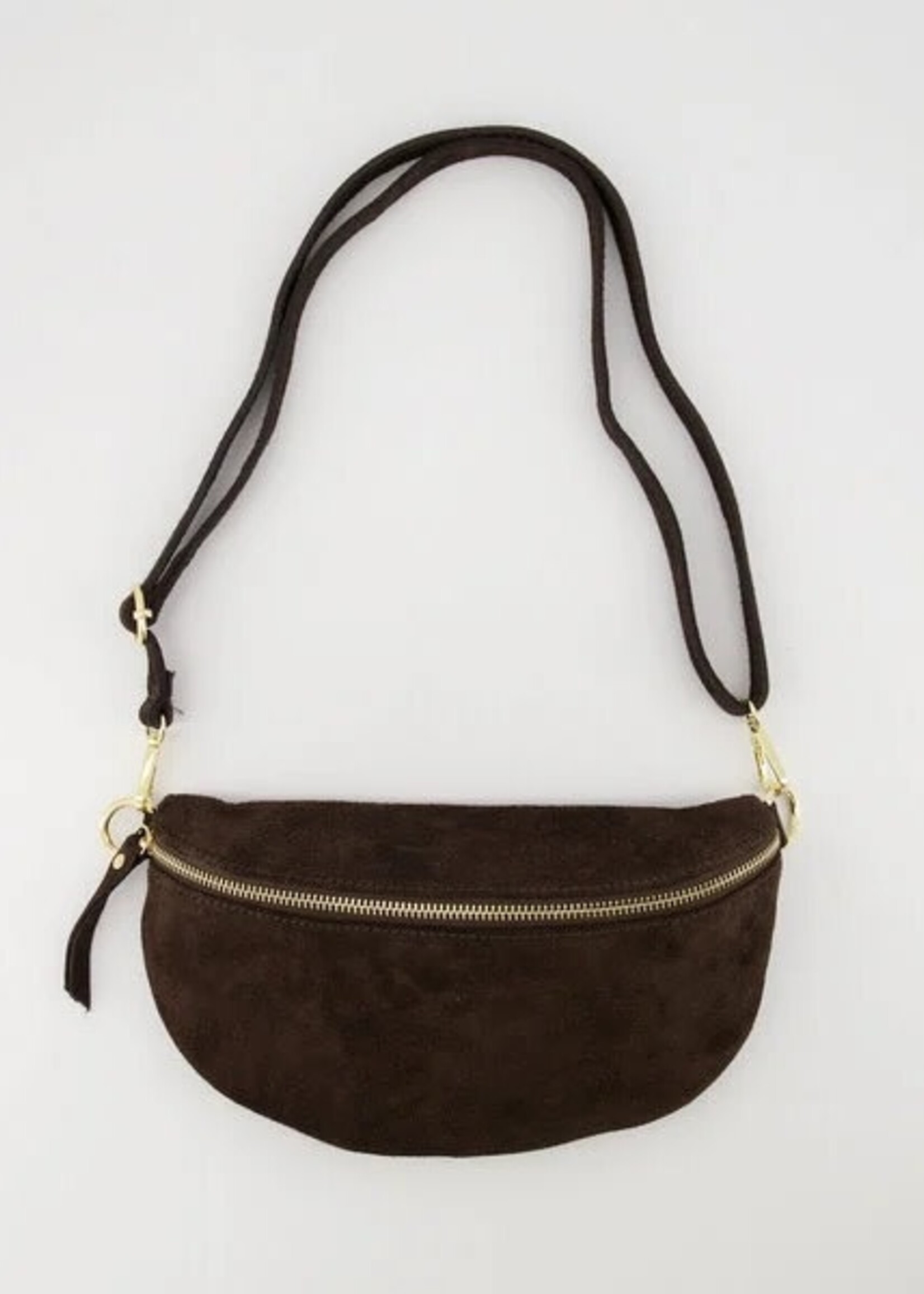 Suede tas Zoey Big Bruin