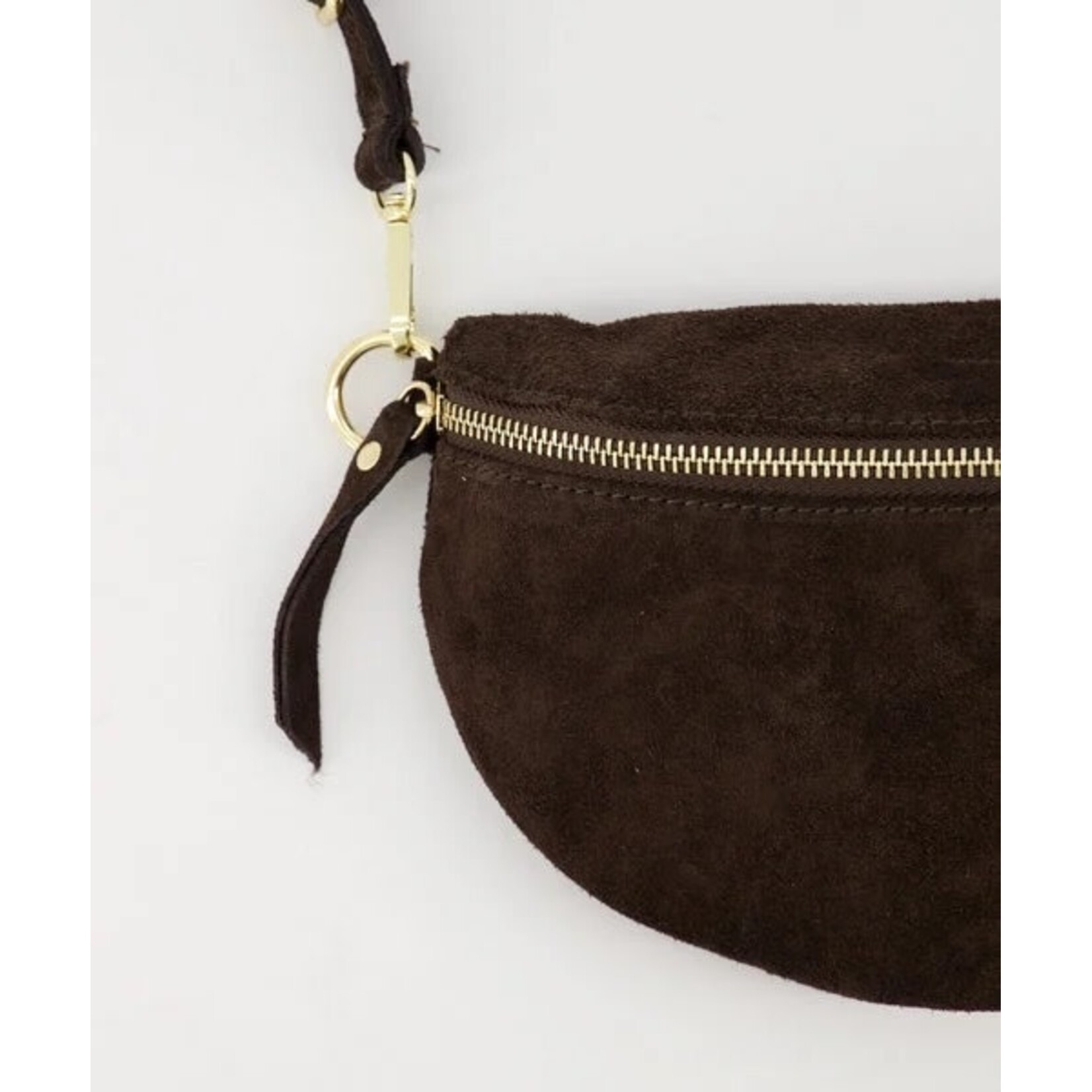 Suede tas Zoey Big Bruin