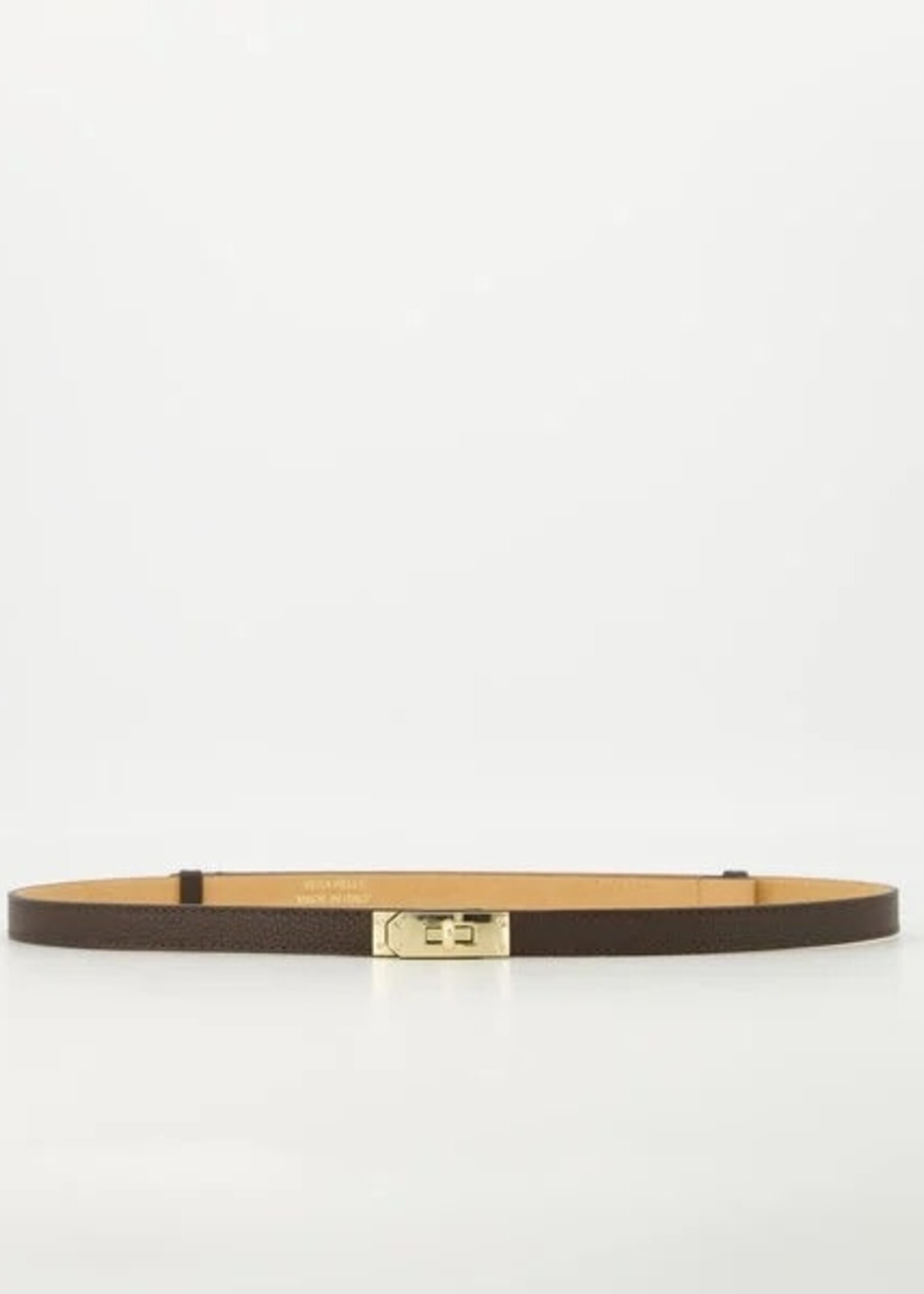 Leren riem Vera one size bruin