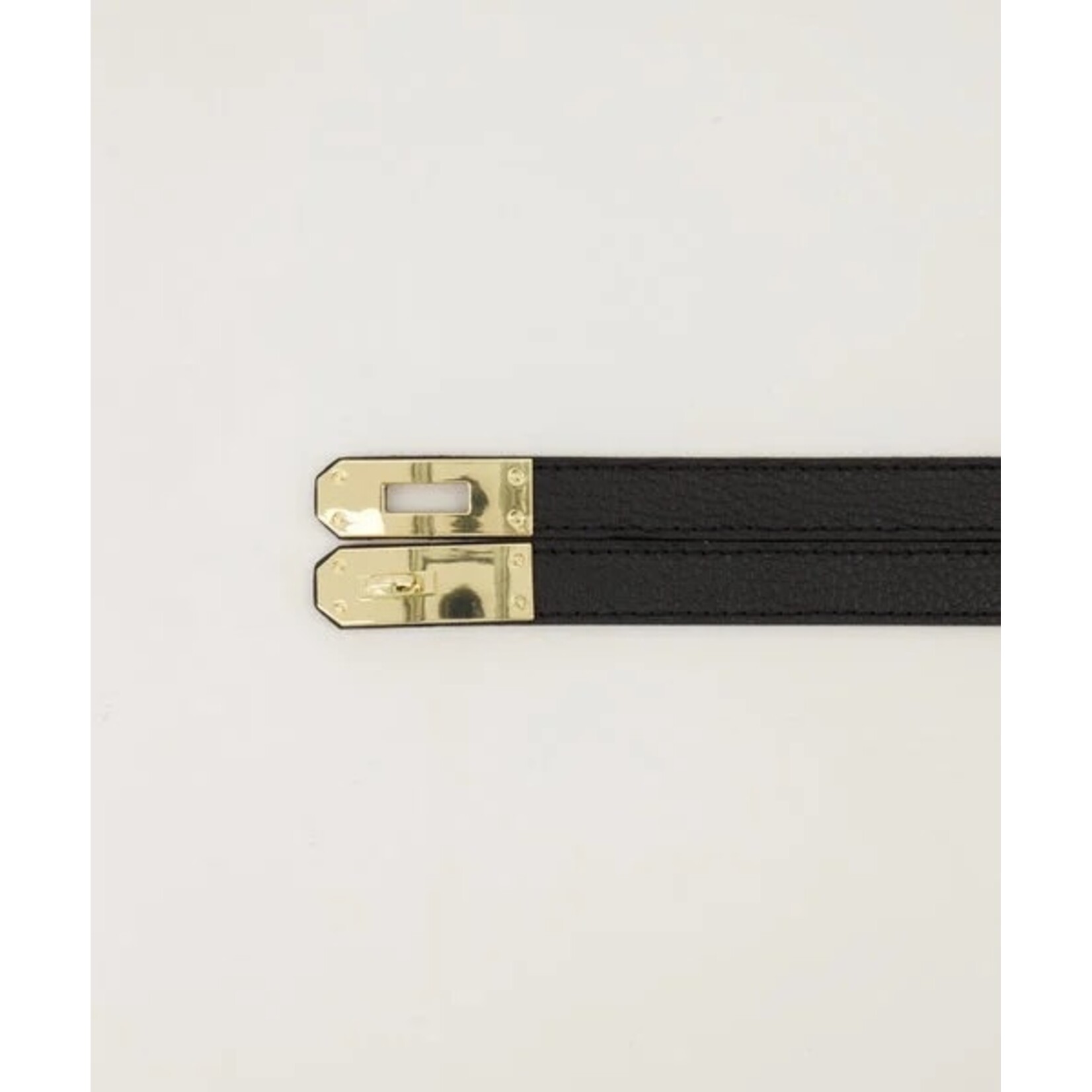 Leren riem Vera one size zwart