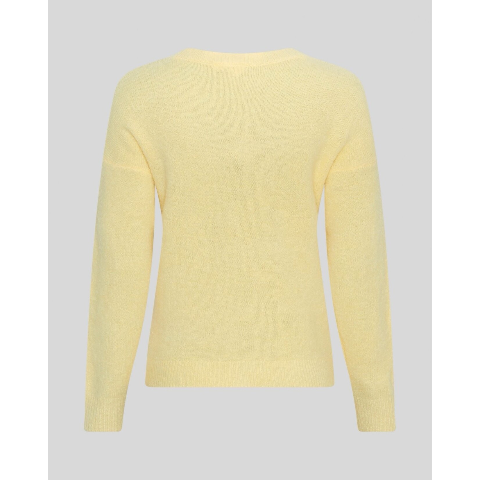 Moss Copenhagen Festina Hope gebreide trui geel