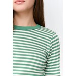 24Colours 24Colours Anna streep LS shirt groen