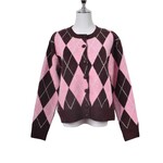 Vest Laurie geruit roze