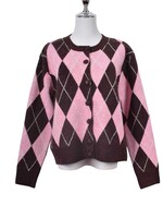 Vest Laurie geruit roze