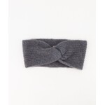 Gebreide haarband winter Vesper grijs