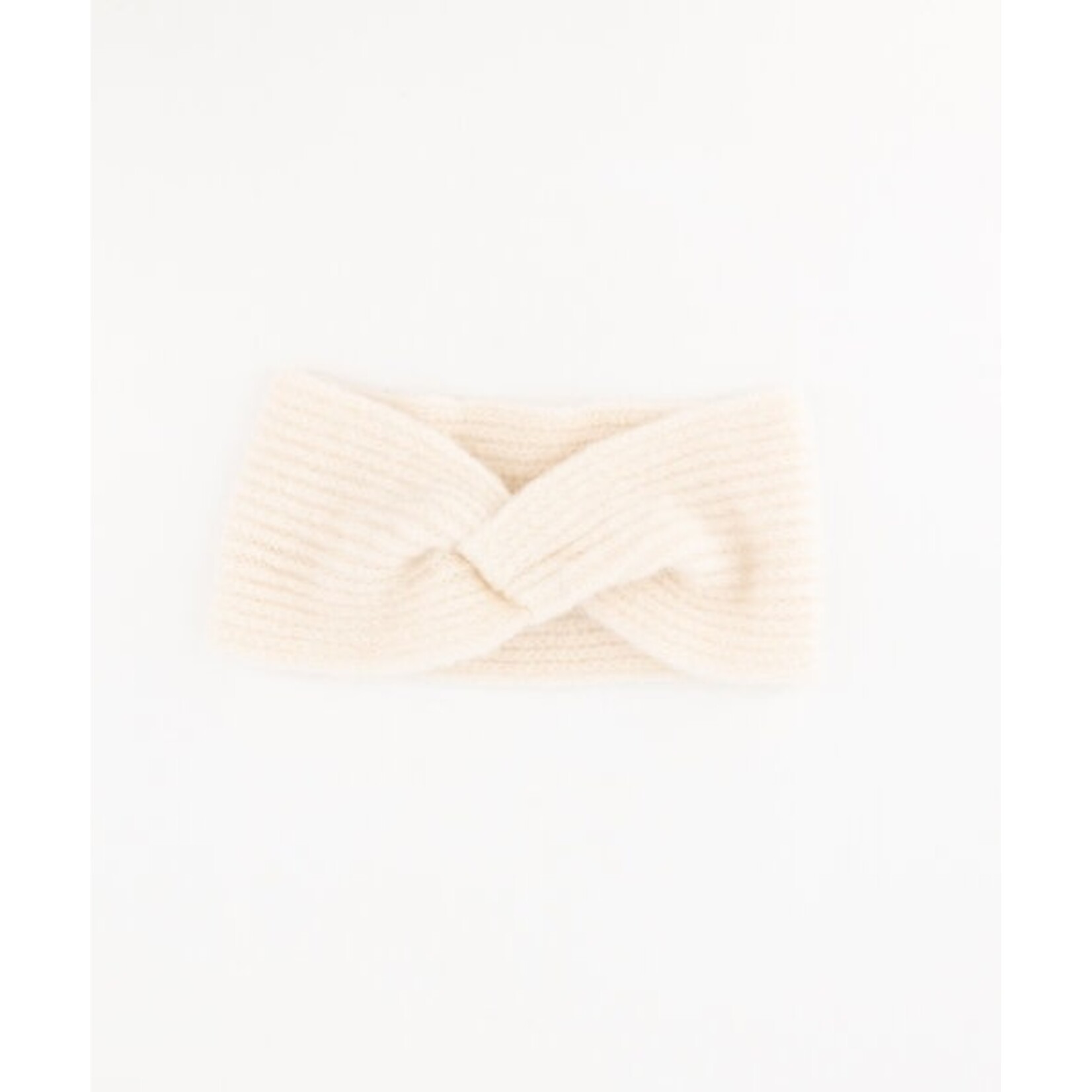 Gebreide haarband winter Vesper ecru