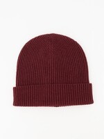Gebreide muts Lena bordeaux