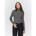 24Colours 24Colours kolletje streep zwart / wit