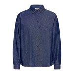 ICHI Iharcher blouse denim blue