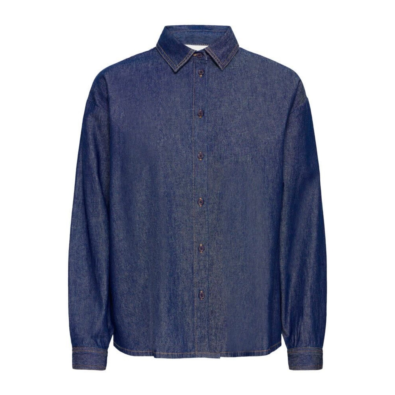 ICHI Iharcher blouse denim blue
