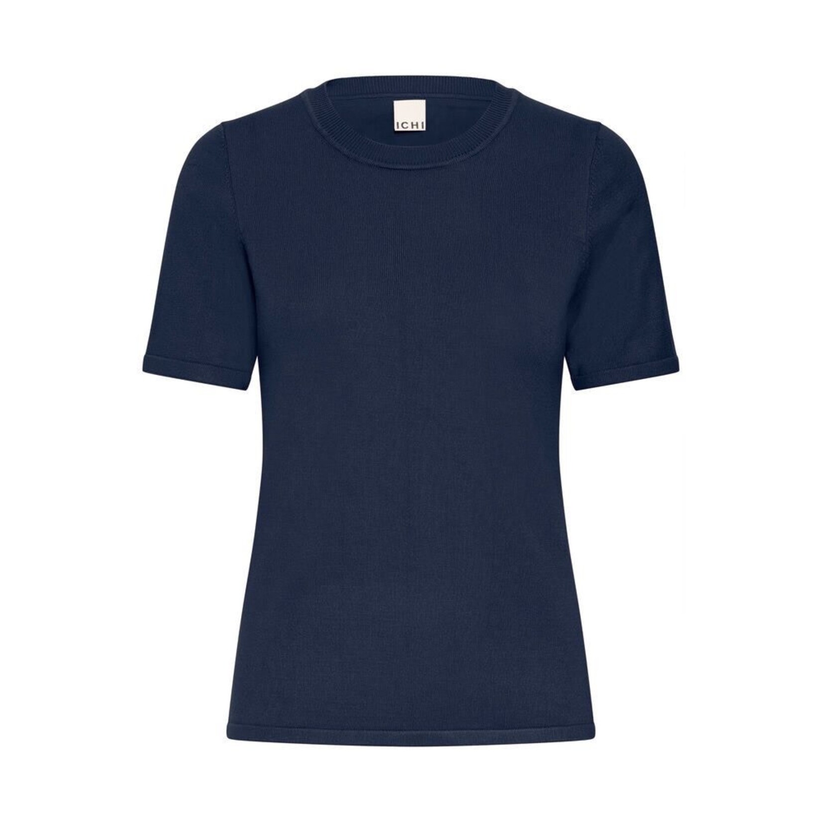 ICHI Ihluls shirt korte mouw navy