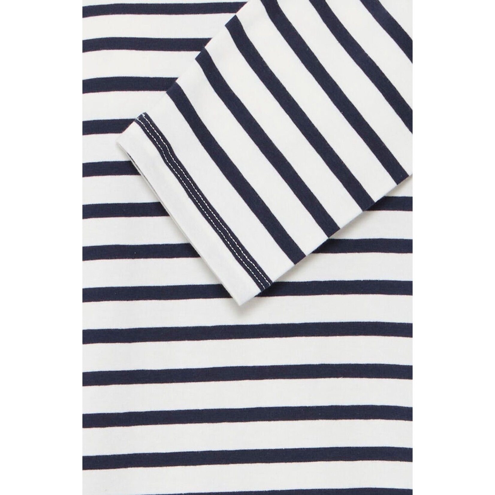 ICHI Ihmira loose long sleeve streep navy