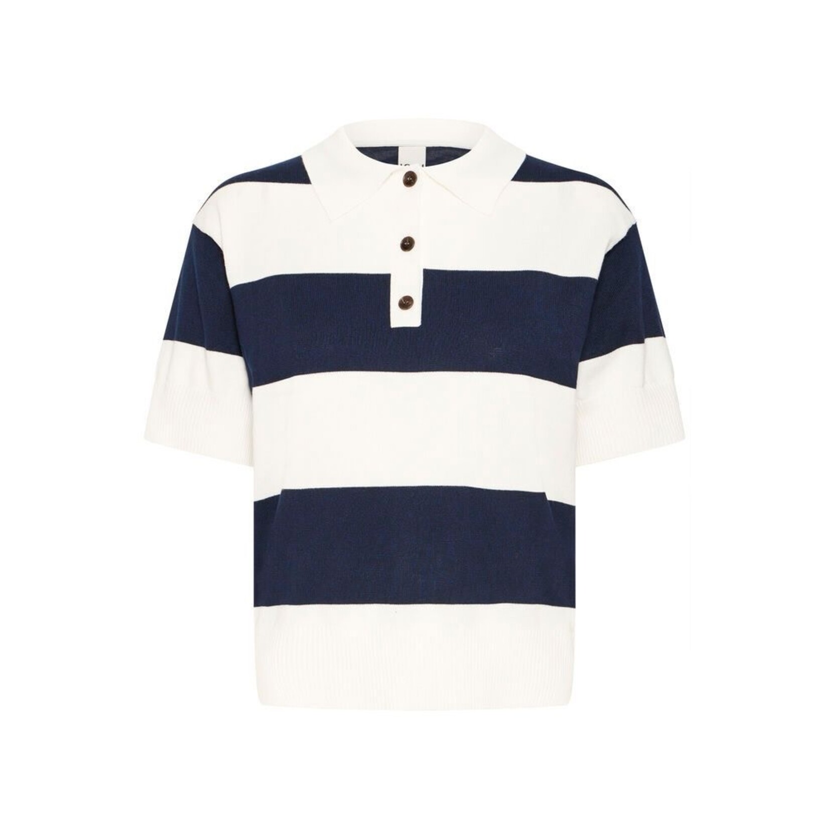 ICHI Ihluls polo shirt navy