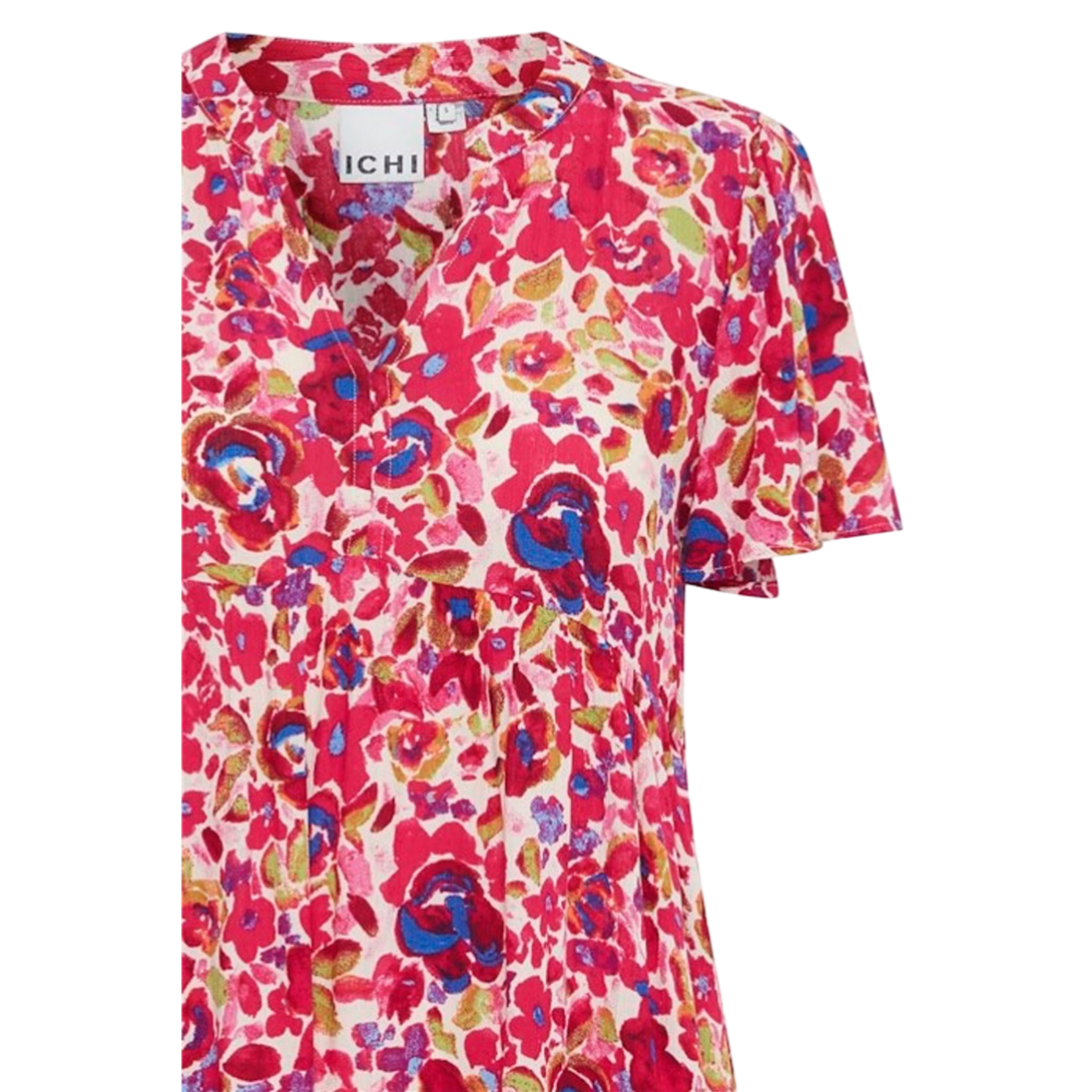 ICHI Ihmarrakech dress 15  pink flower
