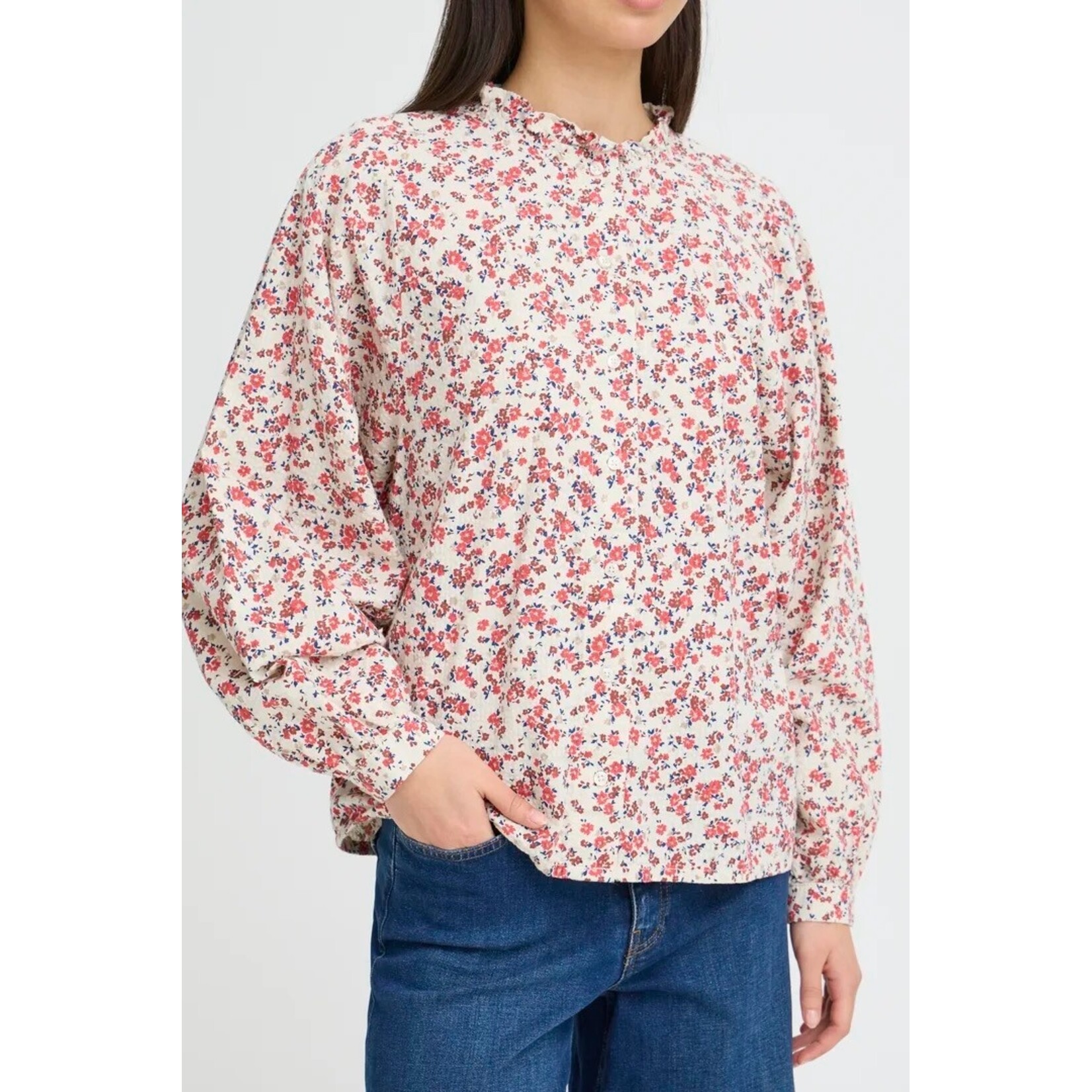 ICHI blouse Ihqwina flower