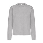ICHI Ihluls LS top gebreid grijs
