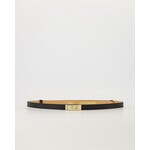 Leren riem Vera one size zwart