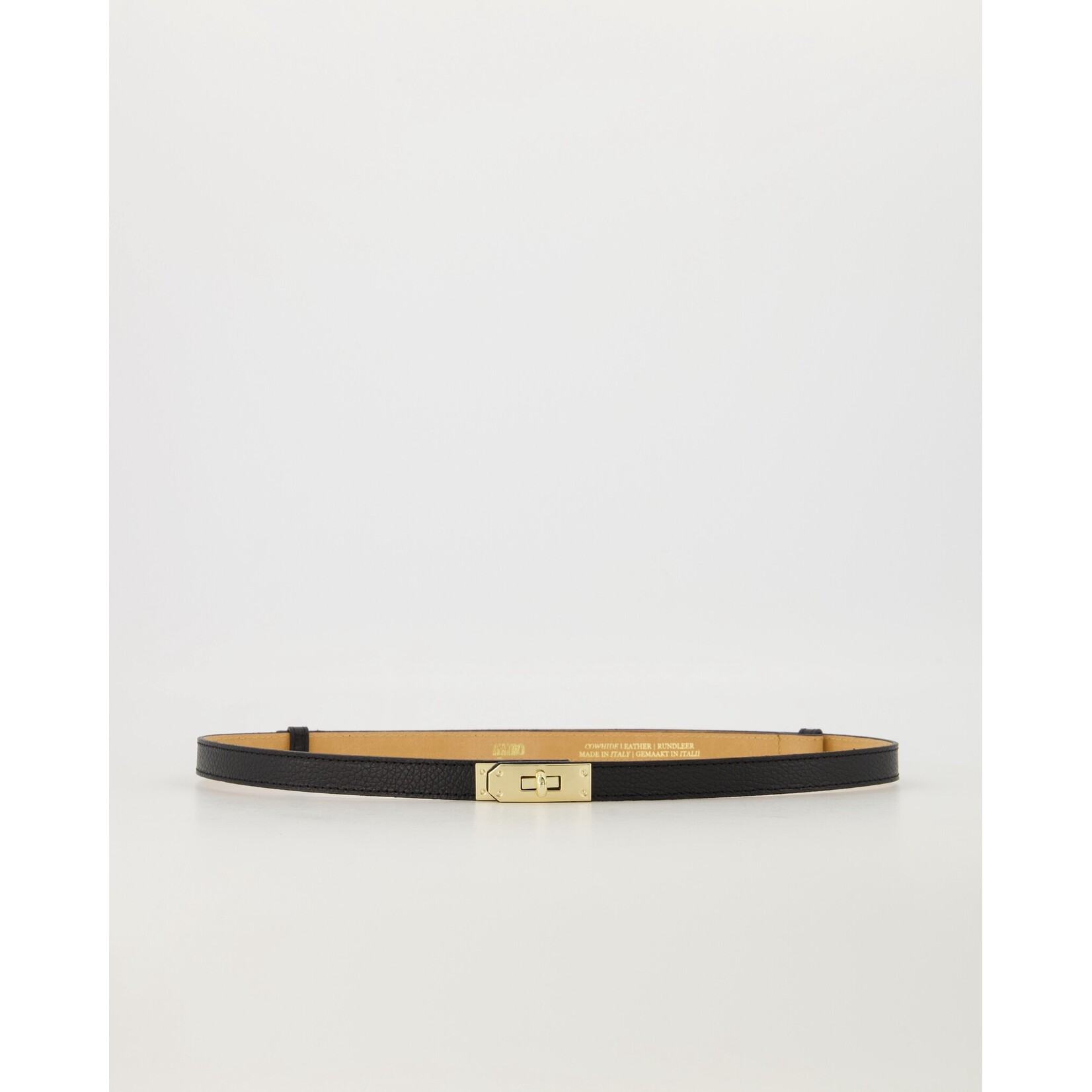 Leren riem Vera one size zwart