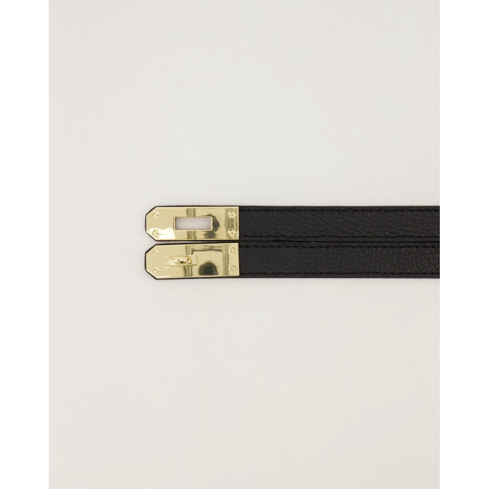 Leren riem Vera one size zwart