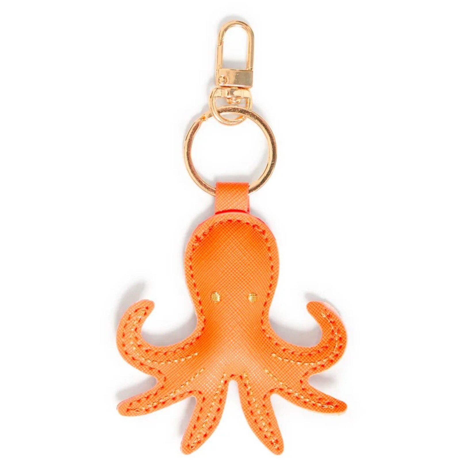 ICHI Iaamsterdam sleutelhanger octopus oranje