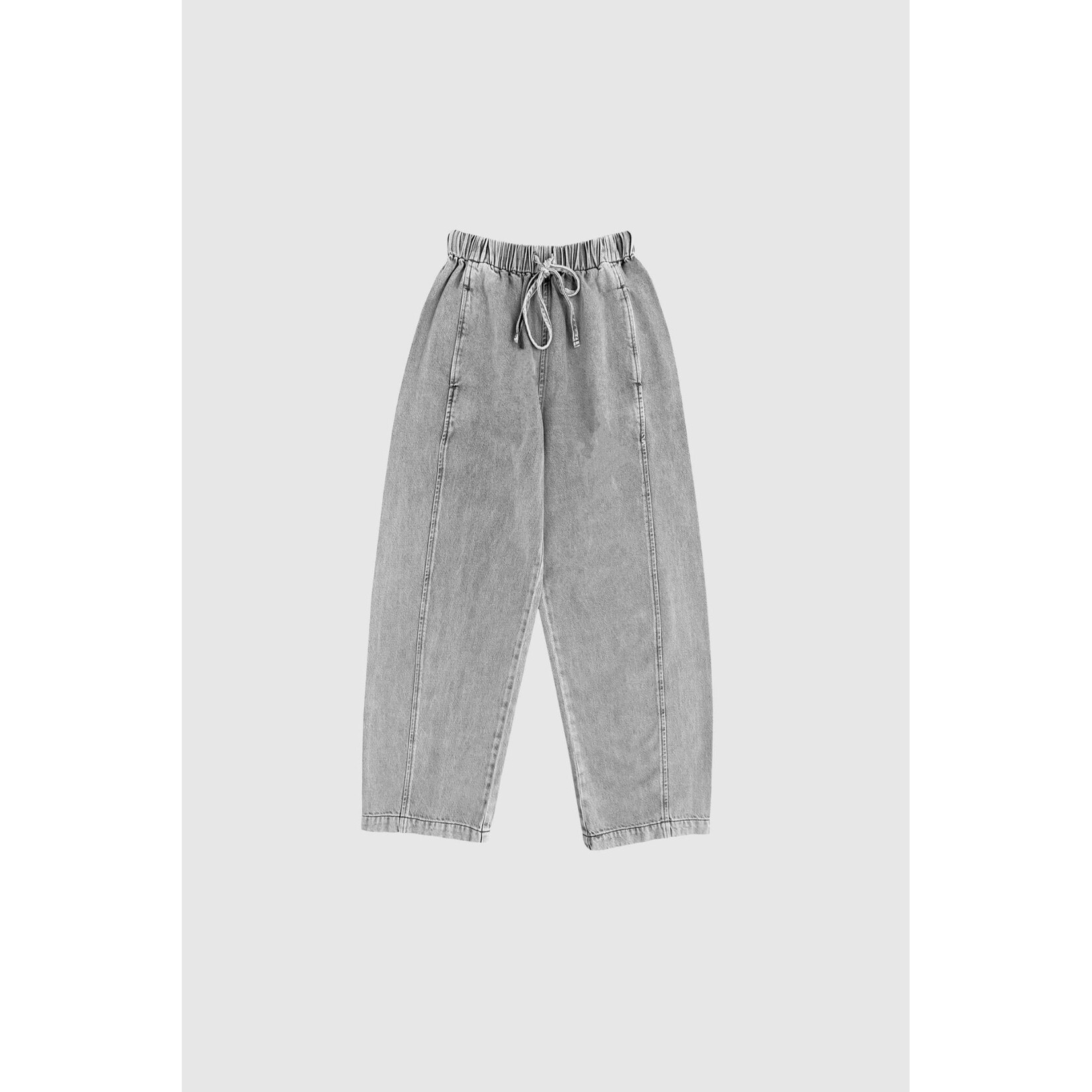 With Black Withblack Penelope denim broek grijs