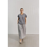 With Black Withblack Penelope denim maxi rok grijs