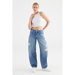 C.O.J. Clara Ballon jeans mid waist tinted