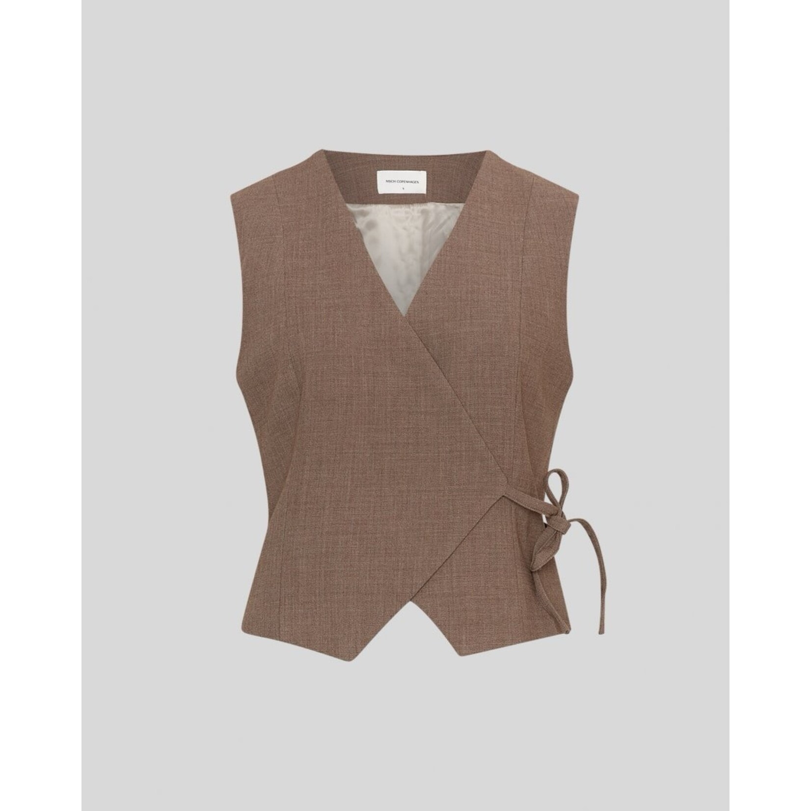 Moss Copenhagen gilet Darina bruin