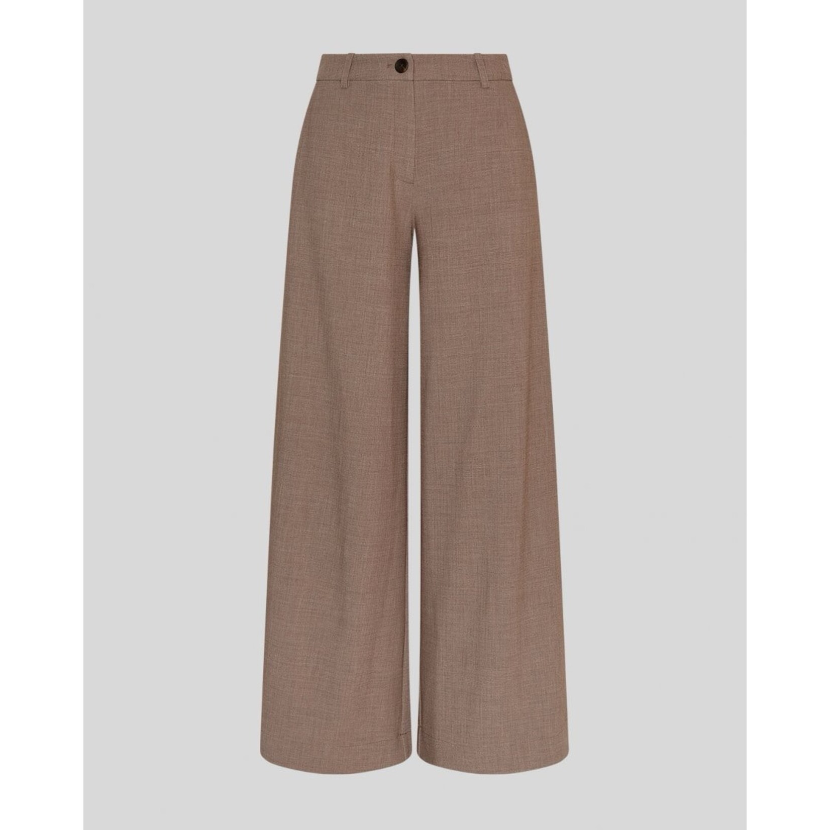 Moss Copenhagen Darina wijde pantalon bruin