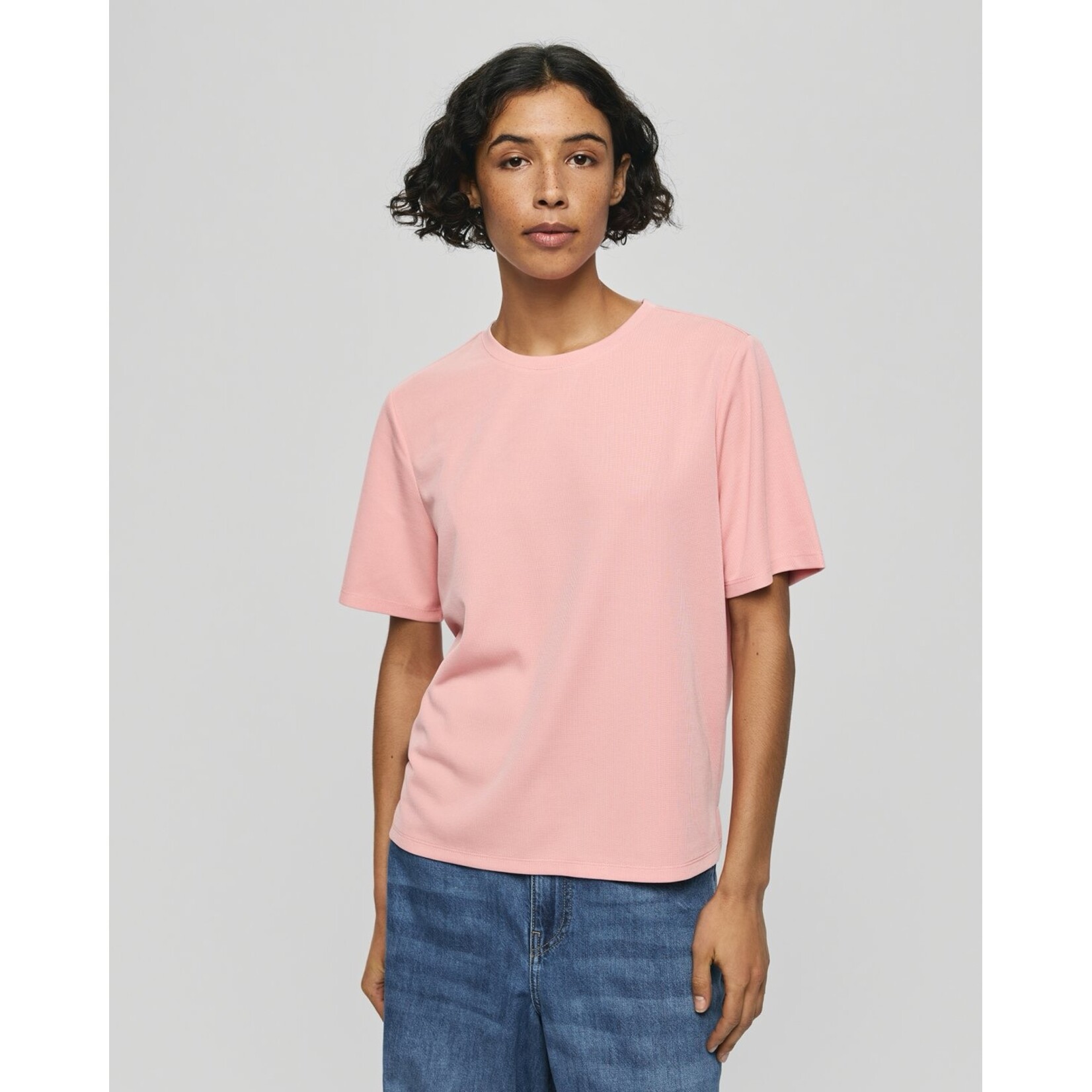 Moss Copenhagen Jacey Belle t-shirt roze
