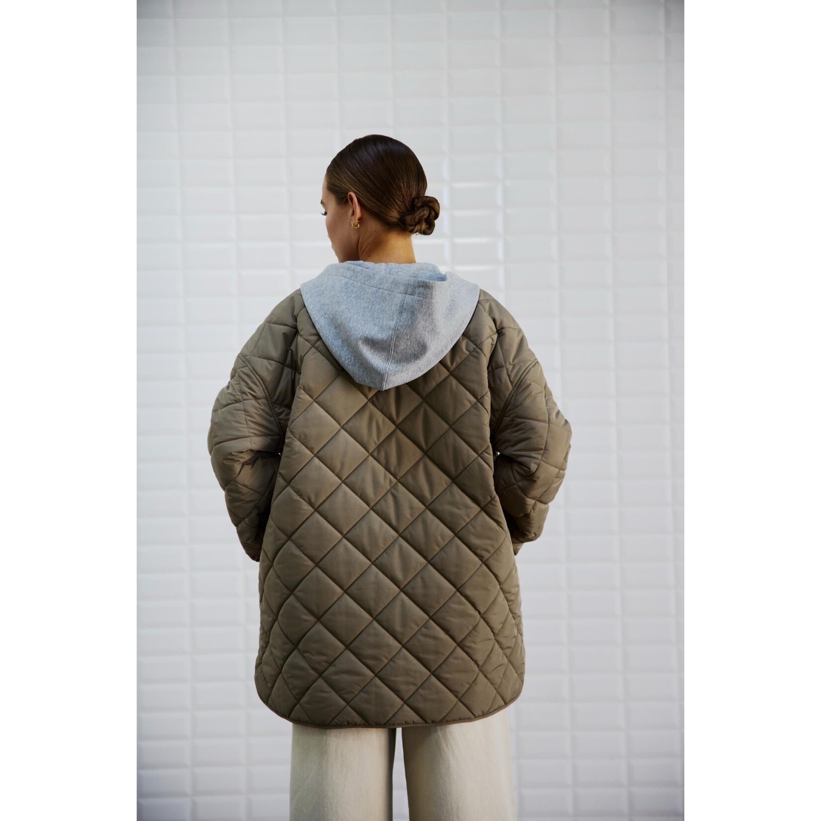 With Black Withblack Milana quilted jasje