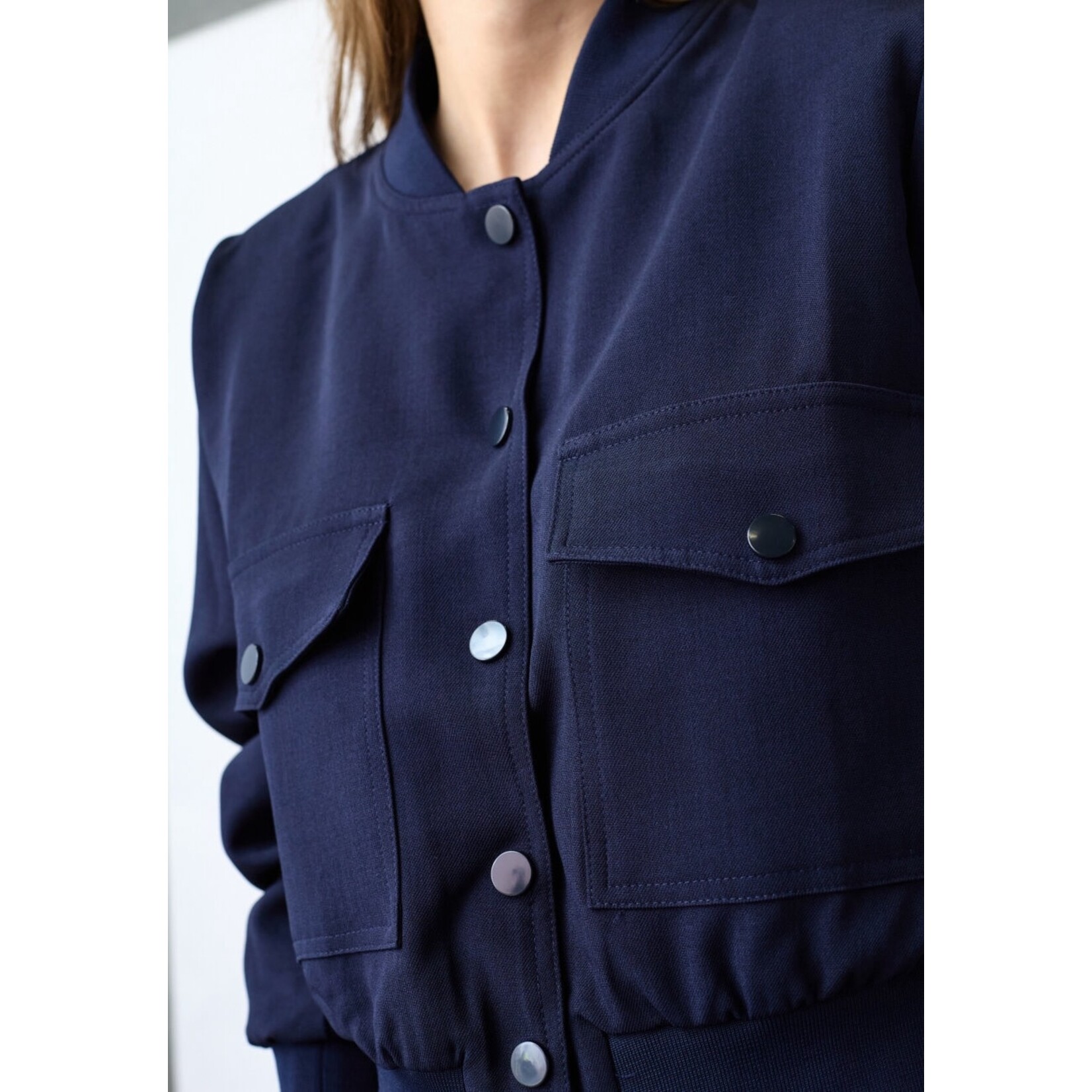 Sisters Point Garwin bomber jacket navy