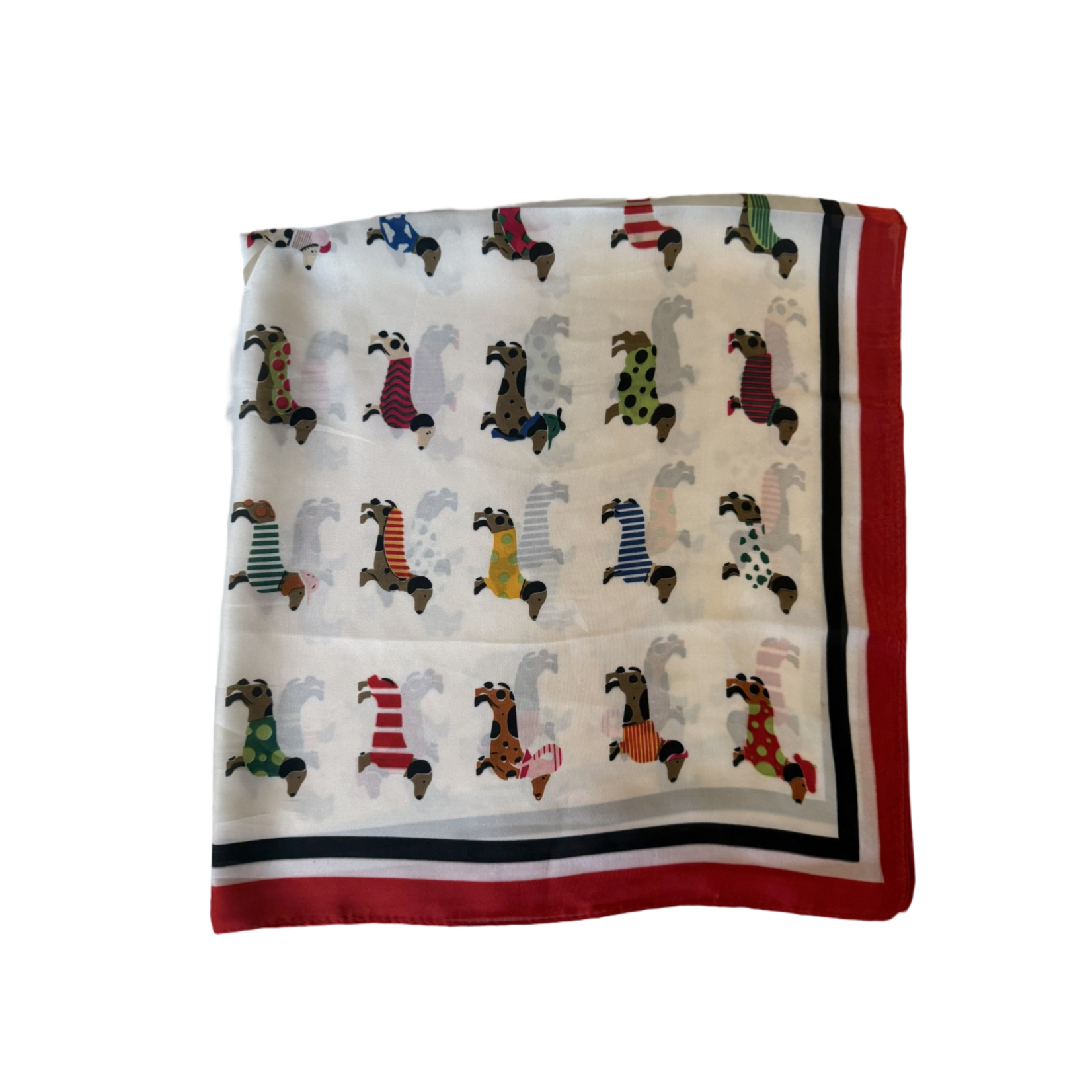 Sjaaltje teckel rood