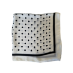 Sjaaltje dot zwart/wit