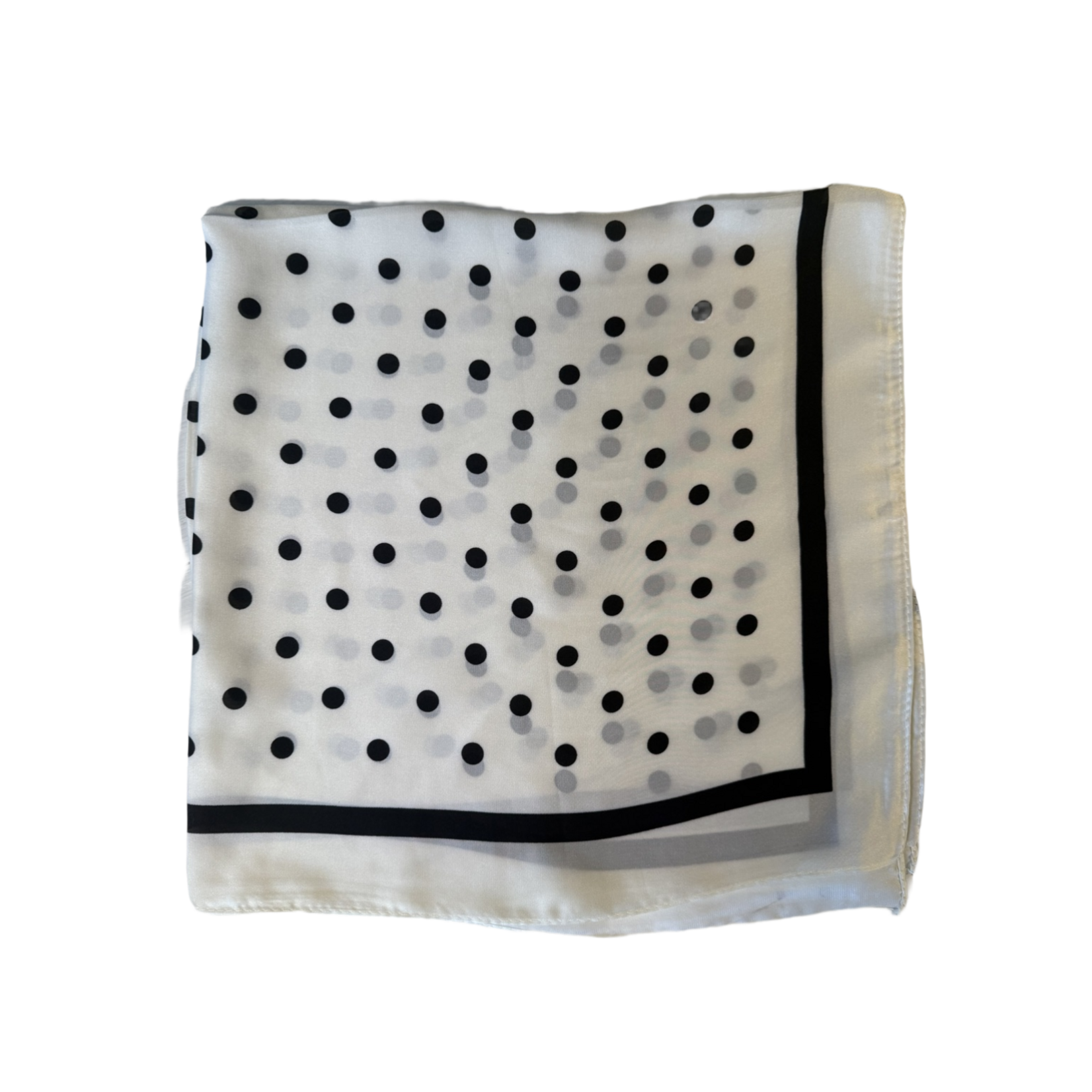 Sjaaltje dot zwart/wit