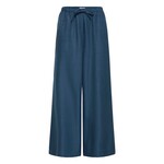 ICHI Ihkatico wijde broek blauw