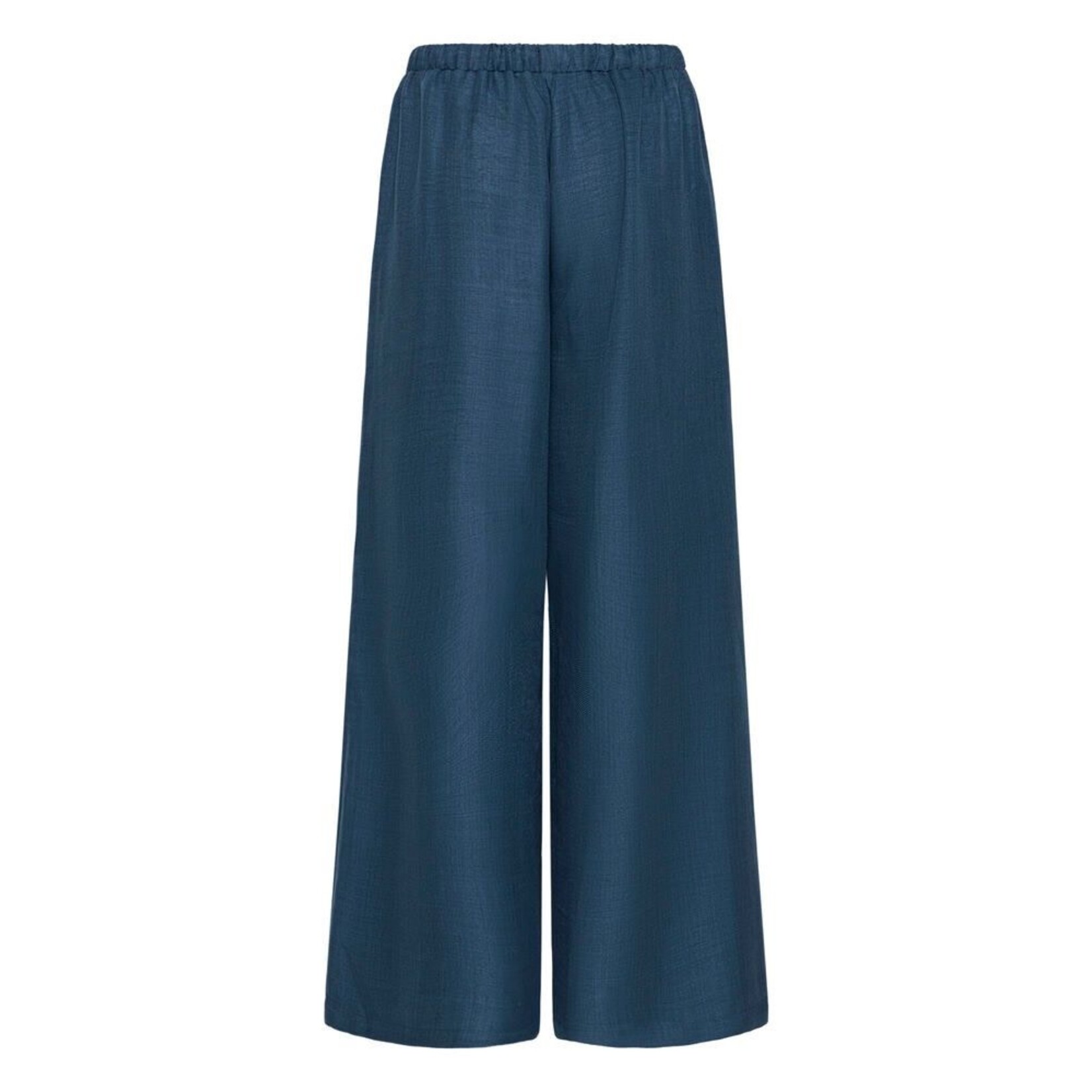ICHI Ihkatico wijde broek blauw