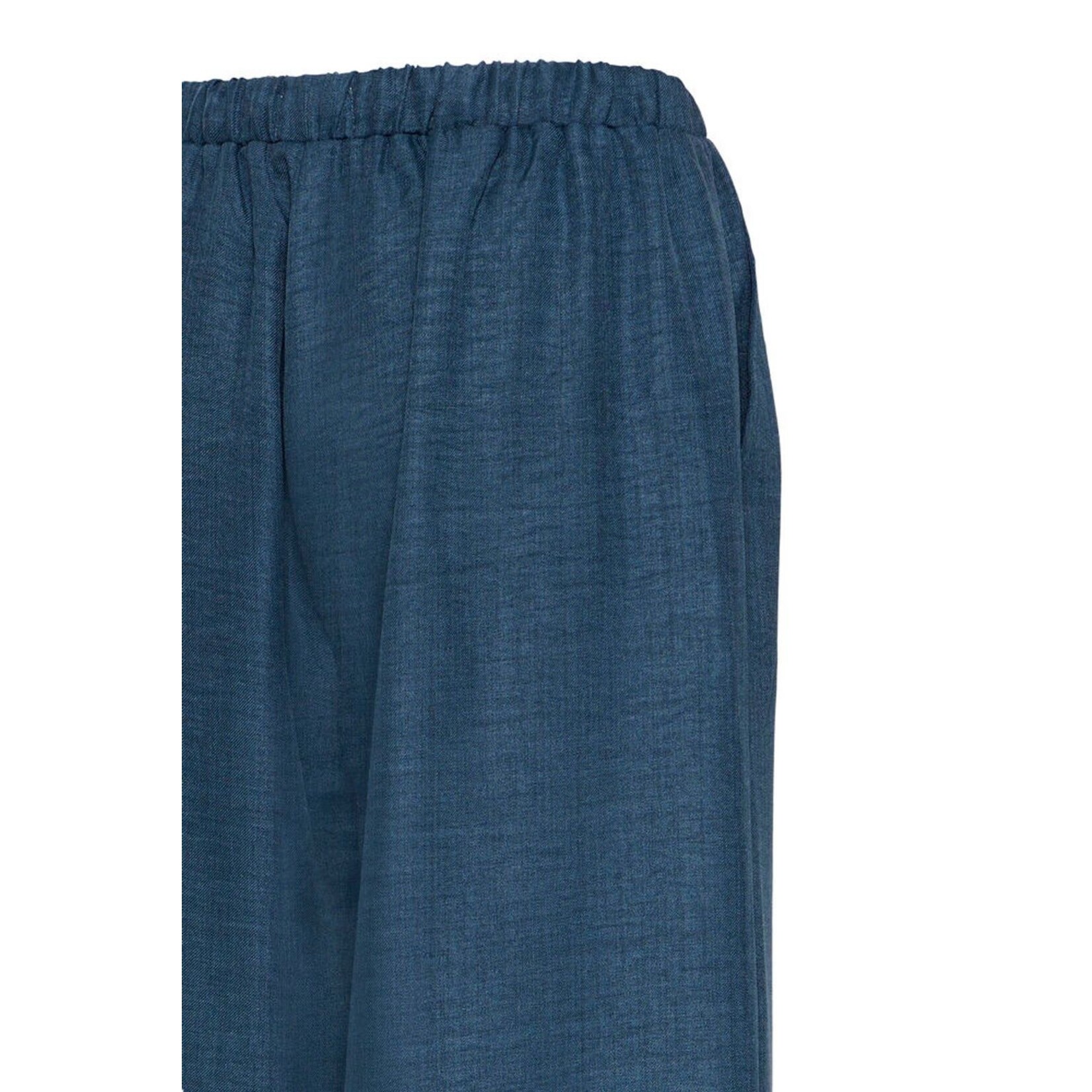 ICHI Ihkatico wijde broek blauw