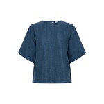 ICHI Ihkatico top strik blauw