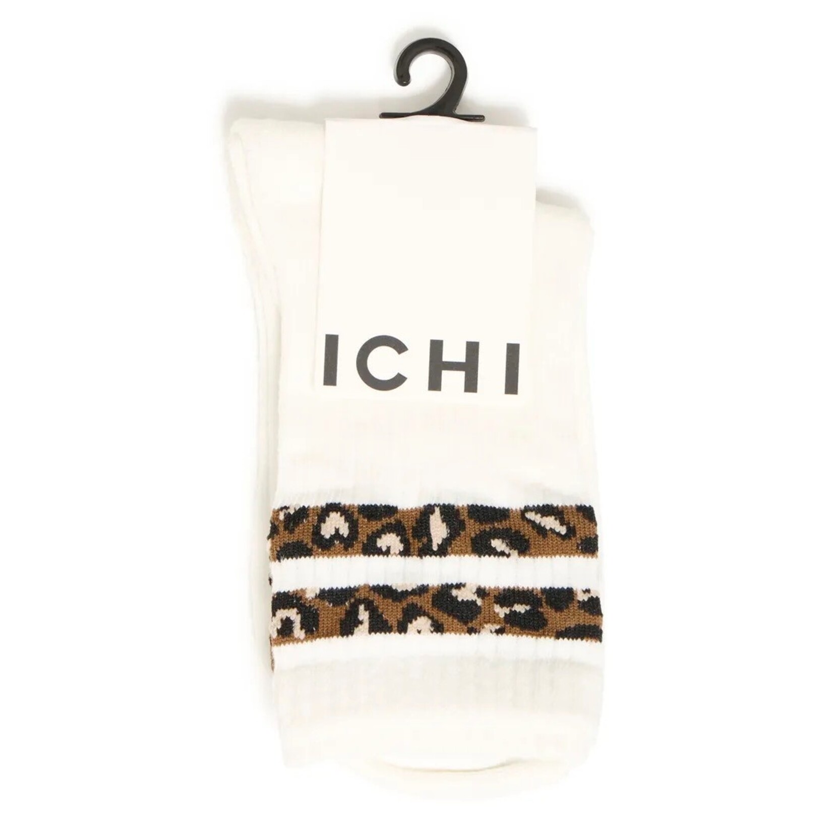 ICHI Iaroma sokken leopard bruin