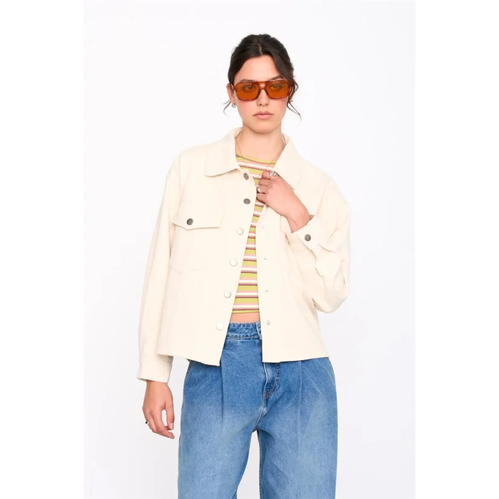 24Colours 24Colours jasje Louise beige