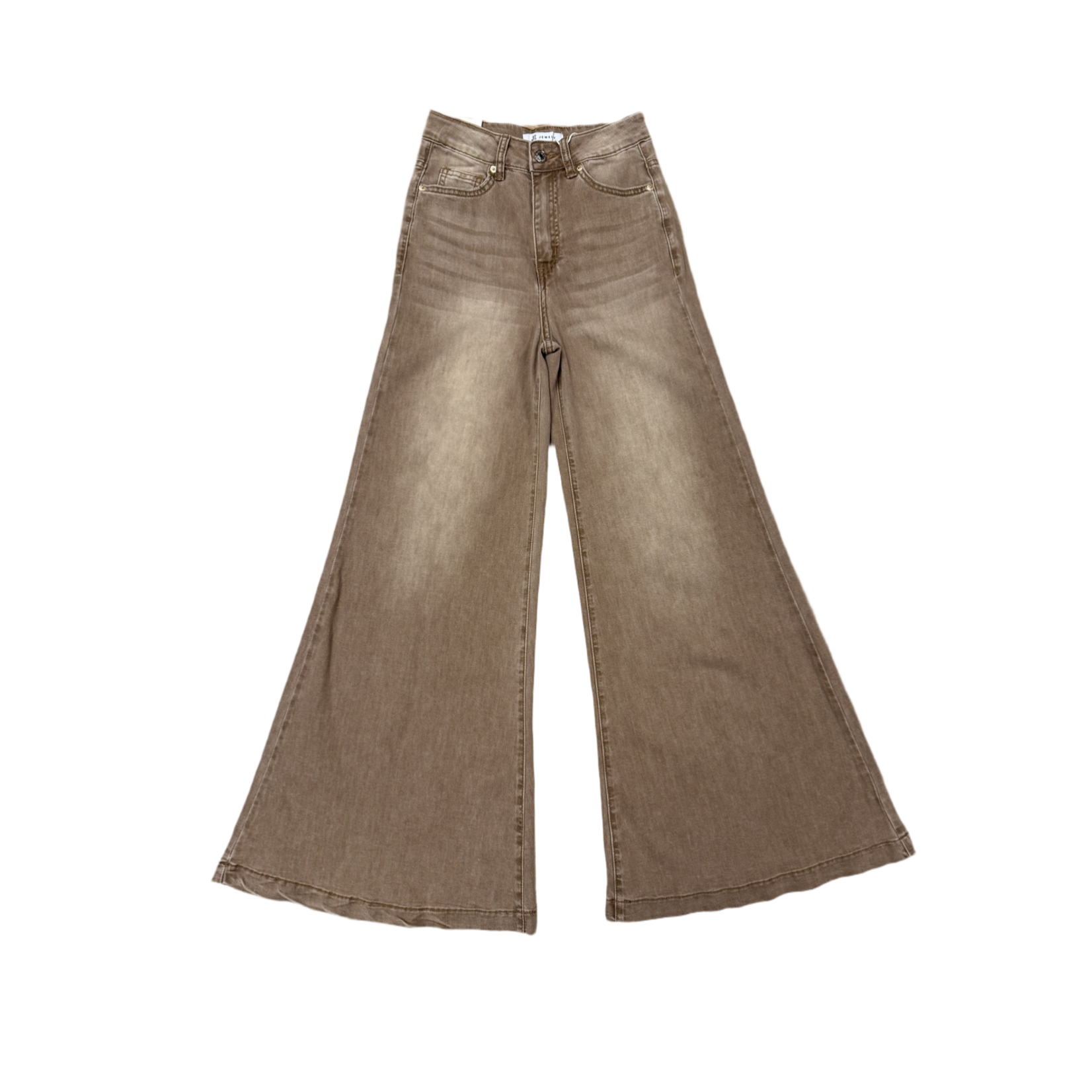 Wide jeans Selma bruin