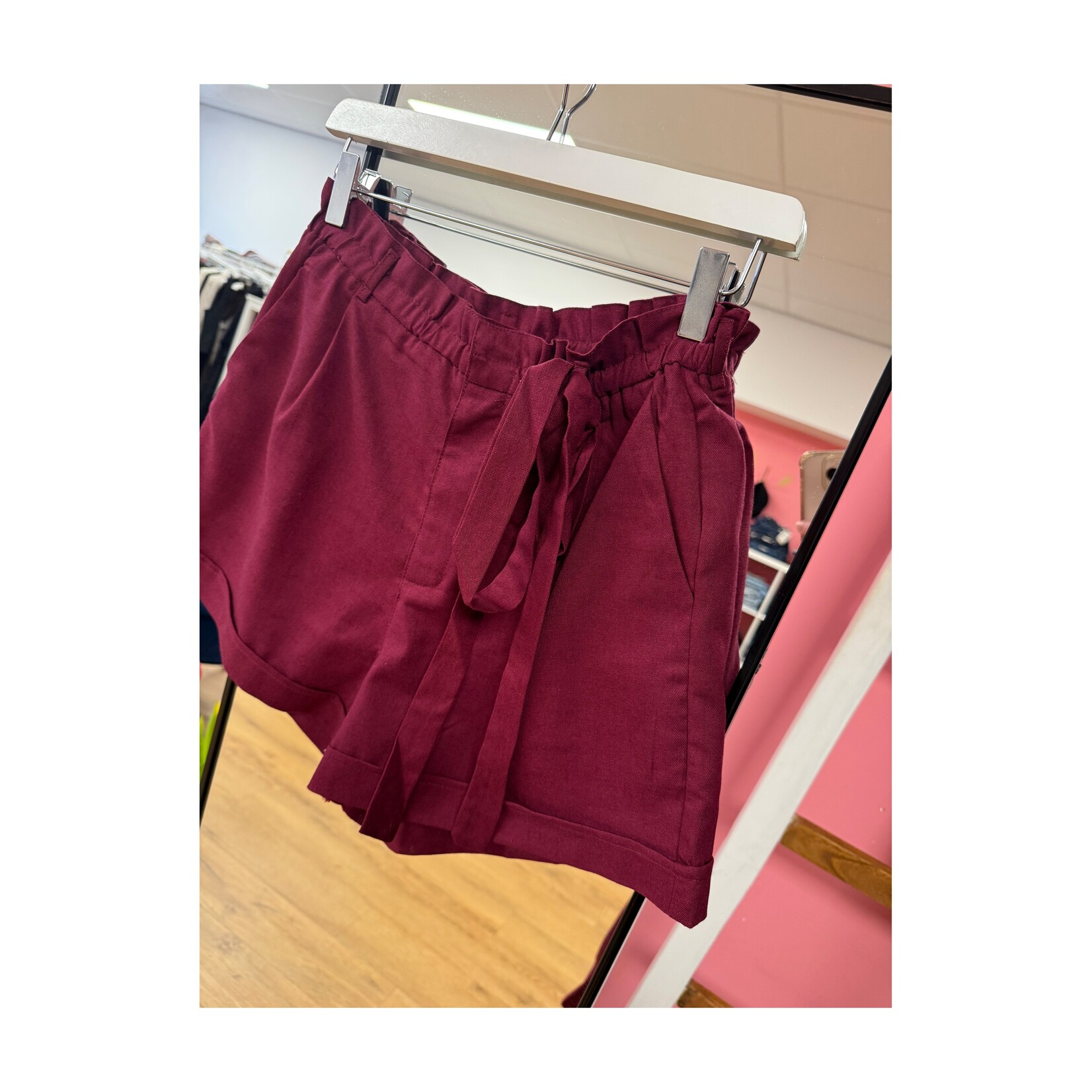 24Colours 24Colours korte broek Loena rood